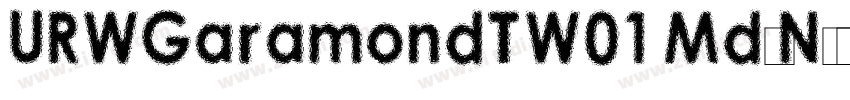 URWGaramondTW01 MdXN字体转换